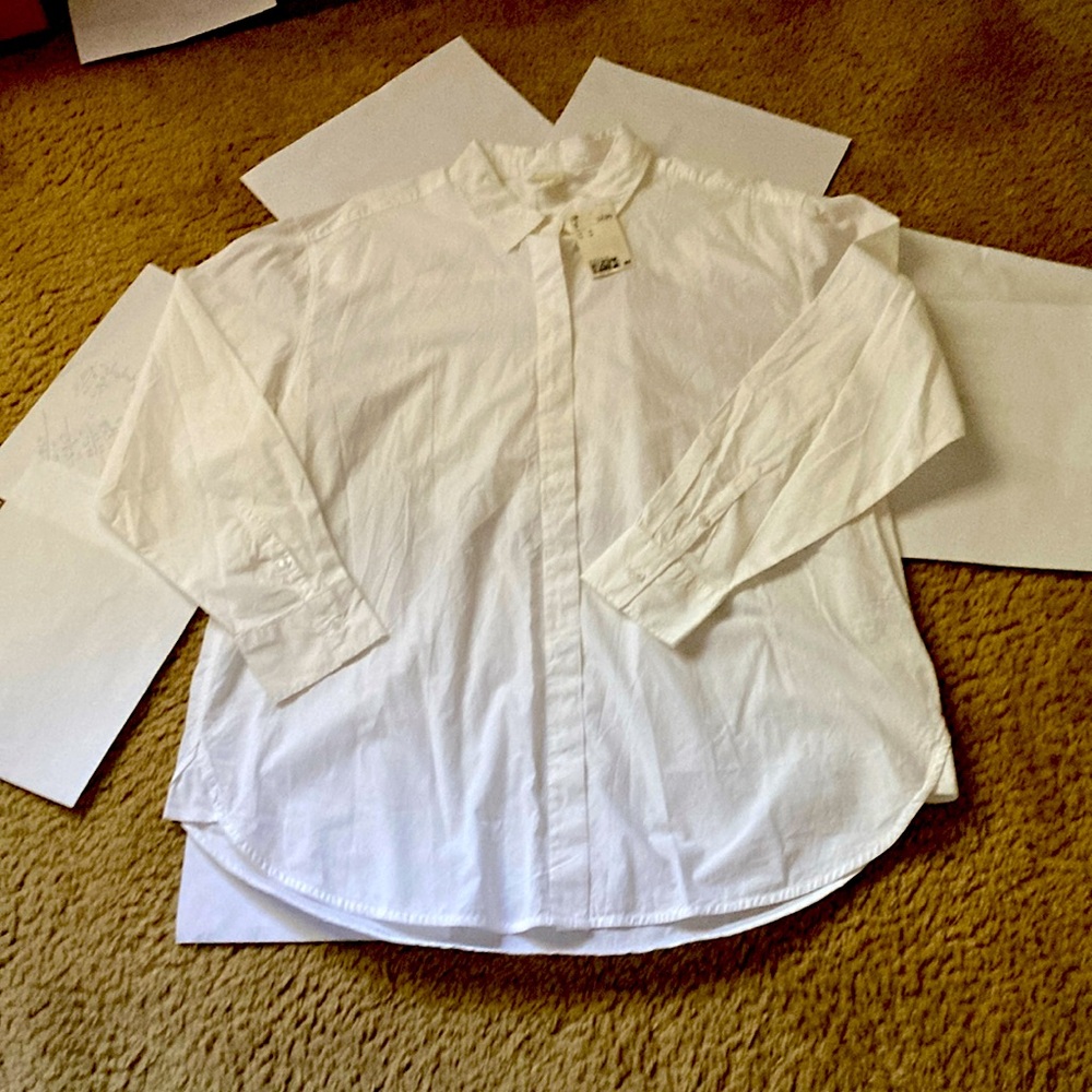Classic White Men's Shirt